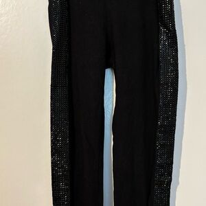 Forever 21 Black Glitter Leggings